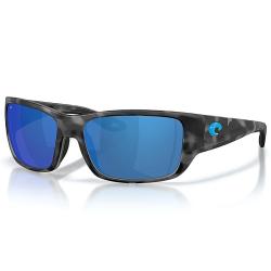 Lunettes polarisantes COSTA DEL MAR Schoolie Tiger shark matte Blue mirror 580P