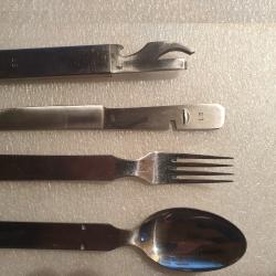 Set de couverts embo&icirc;tables de 4 &eacute;l&eacute;ments arm&eacute;e allemande Bundeswehr (267.M)