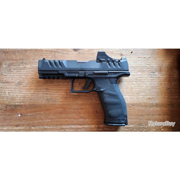 Pistolet Walther PDP 4,5" cal 9x19mm avec Holosun SCS PDP occasion