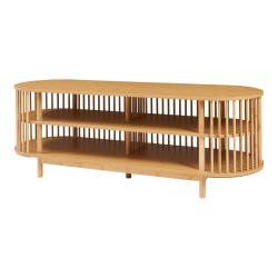 Meuble TV support télévision salon étagère bambou 150 x 48 x 50 cm naturel 03_0010061