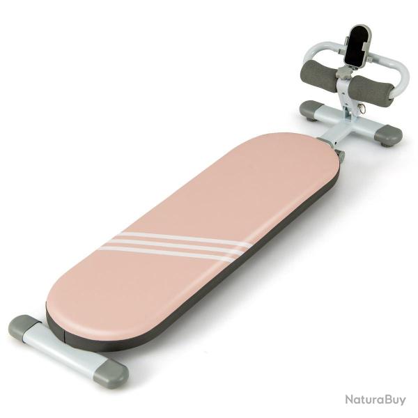 Banc de musculation pliable 120-137 x 34 x 34 cm 3 angles r�glables confortable et pratique en cuir