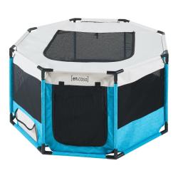 Parc pour chiens 72 x 72 x 45 cm bleu 03_0010234