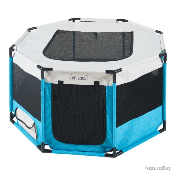 Parc pour chiens 72 x 72 x 45 cm bleu 03_0010234