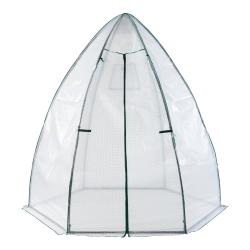 Serre de jardin 200 x 240 cm blanc vert 03_0010545