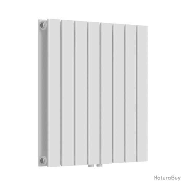 Radiateur � panneaux design double 809 watts acier 60 x 60 cm blanc 03_0010485
