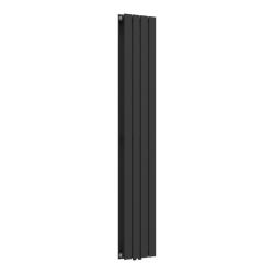 Radiateur à panneaux design double 1006 watts acier 160 x 30 cm noir 03_0010470