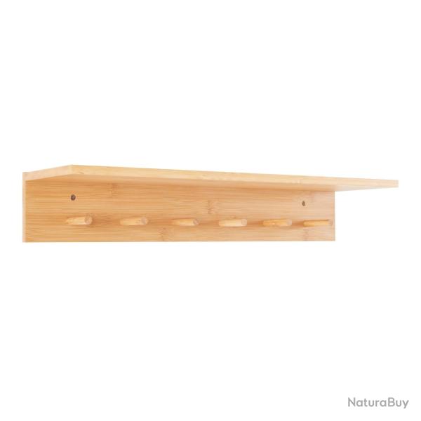 Portemanteau meuble d'entre design mural 59 x 17 x 10 cm naturel 03_0010375