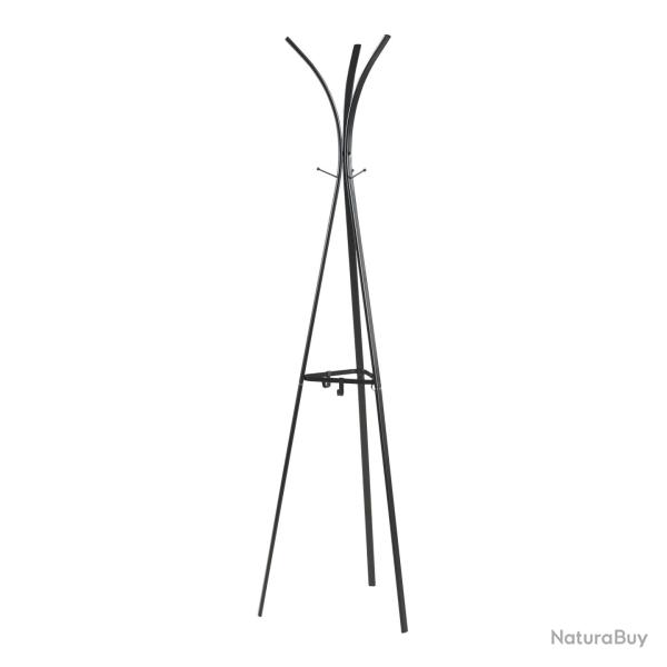 Portemanteau meuble d'entre design 181 x 53 x 53 cm acier noir 03_0010389