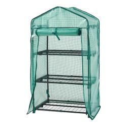 Serre de jardin &agrave; 3 niveaux 125 x 69 x 49 cm vert 03_0010540