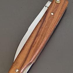 ANCIEN COUTEAU SGDG, manche bois, fermeture à pompe.