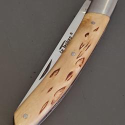 COUTEAU LE THIERS PAR LE SABOT, manche BOULEAU, guilloché.