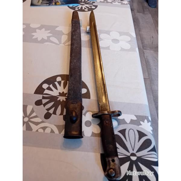 baonnette d'origine winkinson de 1907