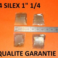 lot de 4 silex blonds 1" 1/4 QUALITE GARANTIE - VENDU PAR JEPERCUTE (D24C121)
