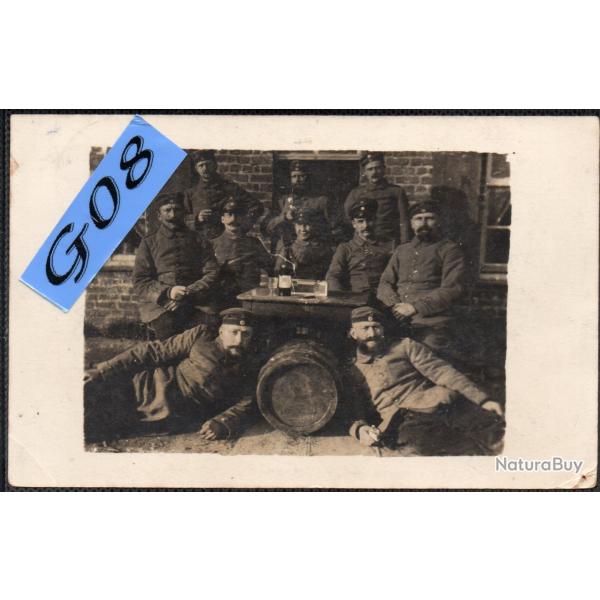 CPA -Photo Militaire - Un Groupe Soldats Allemand N�4455