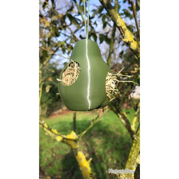 PYR�A NIDIFICA - Le fruit qui aide la nature � tisser ses nids Vert Olive