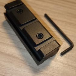 Rail Adaptateur 11mm vers Rail 20mm