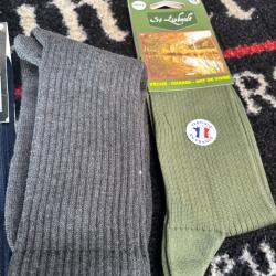 lot de 5 paires de chaussettes saint liebault t39/42 neuve destockage chasse enchere