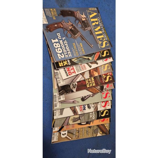 LOT NUMEROS GAZETTE DES ARMES 2025