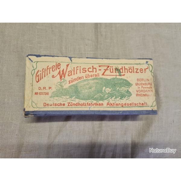 Boite d'allumettes compl�te Allemand 14/18  WW1