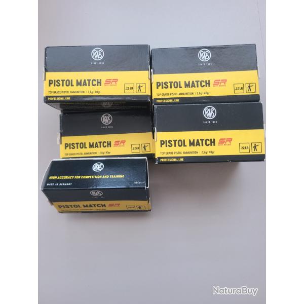 RWS PISTOL MATCH SR  22lr