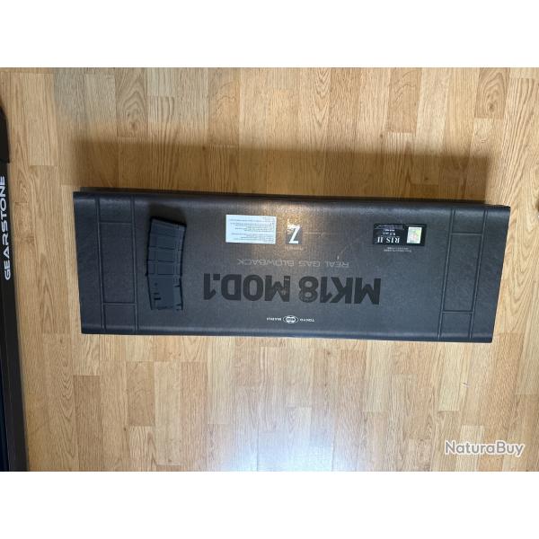 Mk18 MOD.1 real blowback tokyo marui + 2 chargeur