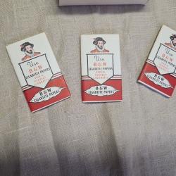 3 Paquets de papier a cigarettes US WW2