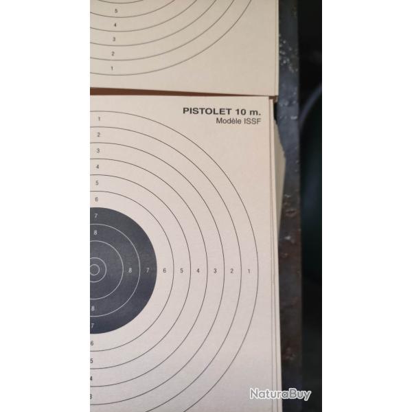 Cibles 10m pistolet GeF
