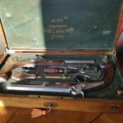 Coffret n&eacute;cessaire d'un officier Napol&eacute;on III