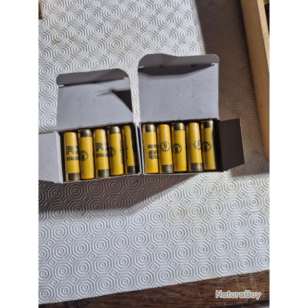 Vend lots 2 boites Fob calibre 20 n*9