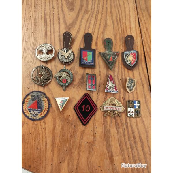 Lots insigne dcoration pucelle