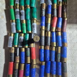 Vend lot 60 cartouches  calibres 12