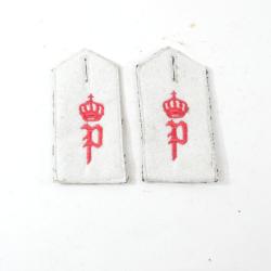 Copie &eacute;paulettes paire pattes d'&eacute;paule Premi&egrave;re Guerre Mondiale WW1 Th&eacute;atre Pionnie