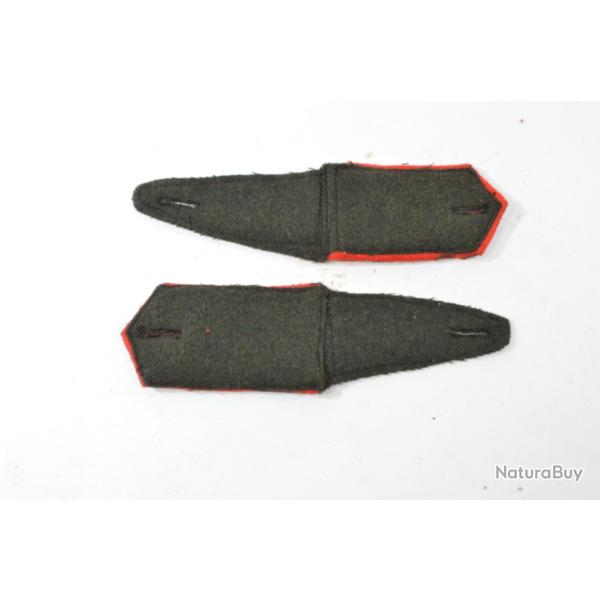 Copie �paulettes paire pattes d'�paule Premi�re Guerre Mondiale WW1 Th�atre rouge vert