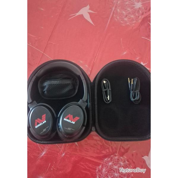 Casque sans fil minelab 85 pour d�tecteurs de m�taux