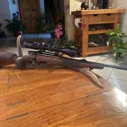 Vend carabine Steyr Mannlicher model M en 7x64, avec sa lunette Kite optic B6 en 2-12x50