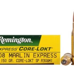 1 Boite de Balles Remington Cal 308 MARLIN EXPRESS core lokt SP 150gr