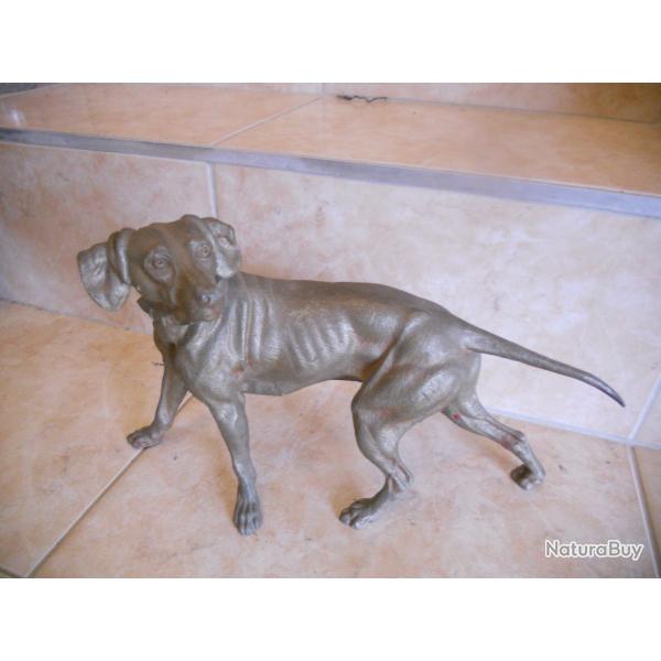 chien en regule environ 30cm pour 1 kilo environ ( faisait partie d'un ensemble)