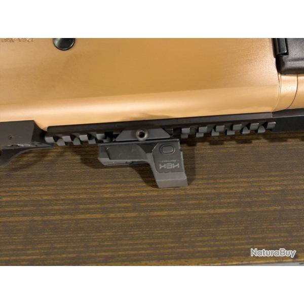 FUSIL SEMI AUTOMATIQUE AKSA ARMS S4-FX04 CAL. 12/76 - MARRON + Point rouge HEX Dragonfly 3.5moa