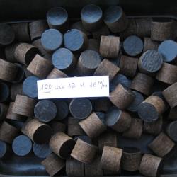 90 Bourres fibre cal 12 hauteur 16 mm