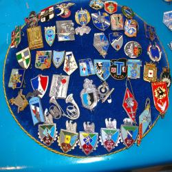 LOT INSIGNES DE POITRINE (PUCELLES)