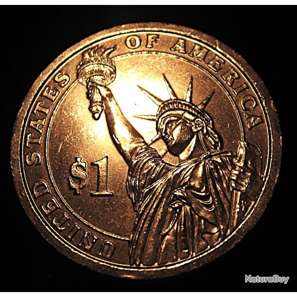 U.S.A piece de monnaie collector 1 $ 2007 John Adams sup