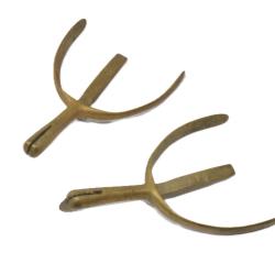 Paire d'éperons de cavalerie anciens 19e - début 20e Siècle. Militaire