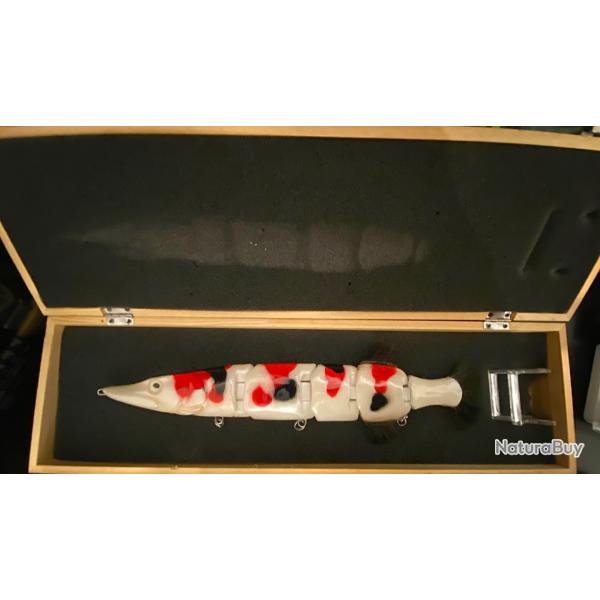 Poisson Nageur Lucky leurres Esox V2 WOF Koi Ltd