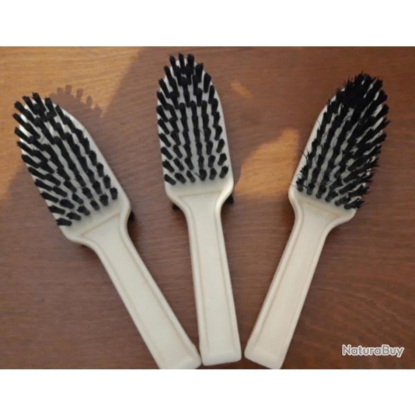 Lot de 3 brosses double  � chaussures arm�e fran�aise neuve
