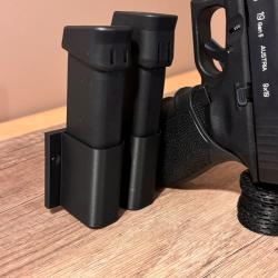 support range arme chargeur coffre pistolet