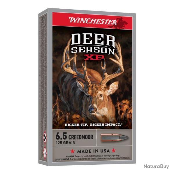 1 Boite de Balles Winchester cal 6.5 Creedmoor Dear Season XP 125gr