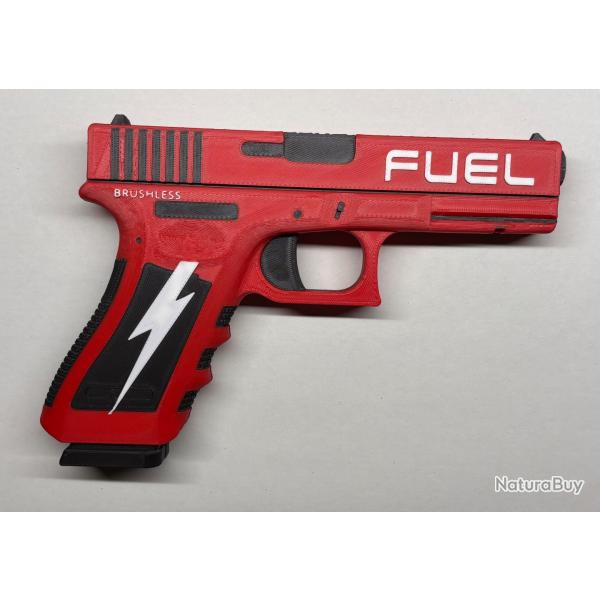 Rplique factice Milwaukee type Glock 100% plastique dco ou jouet / objet d'exposition Reproduction