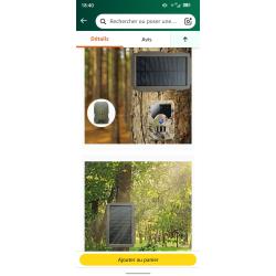 Suntekcam panneau solaire pour camera de chasse suntek