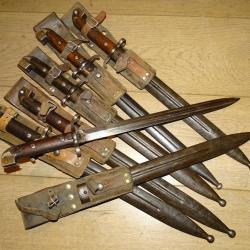 Baïonnette Mauser 1914 Carl Gustaf - Rare, bon état,