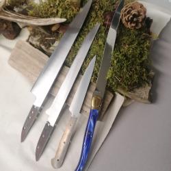 Lot lames forgées couteaux